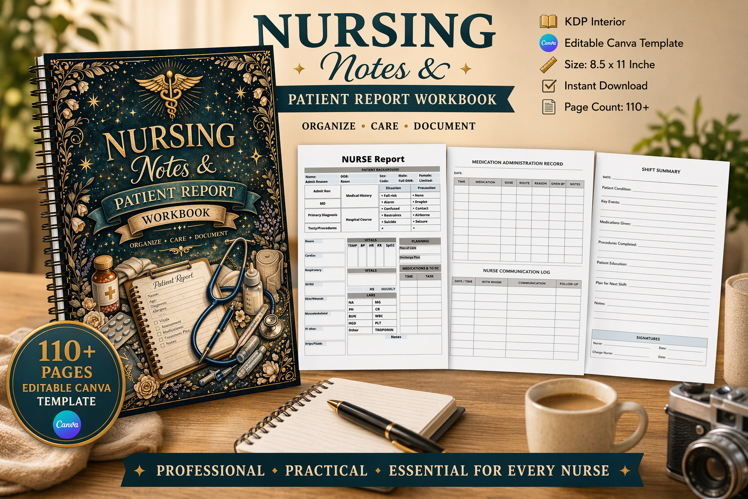 Nursing Notes Patient Report Workbook