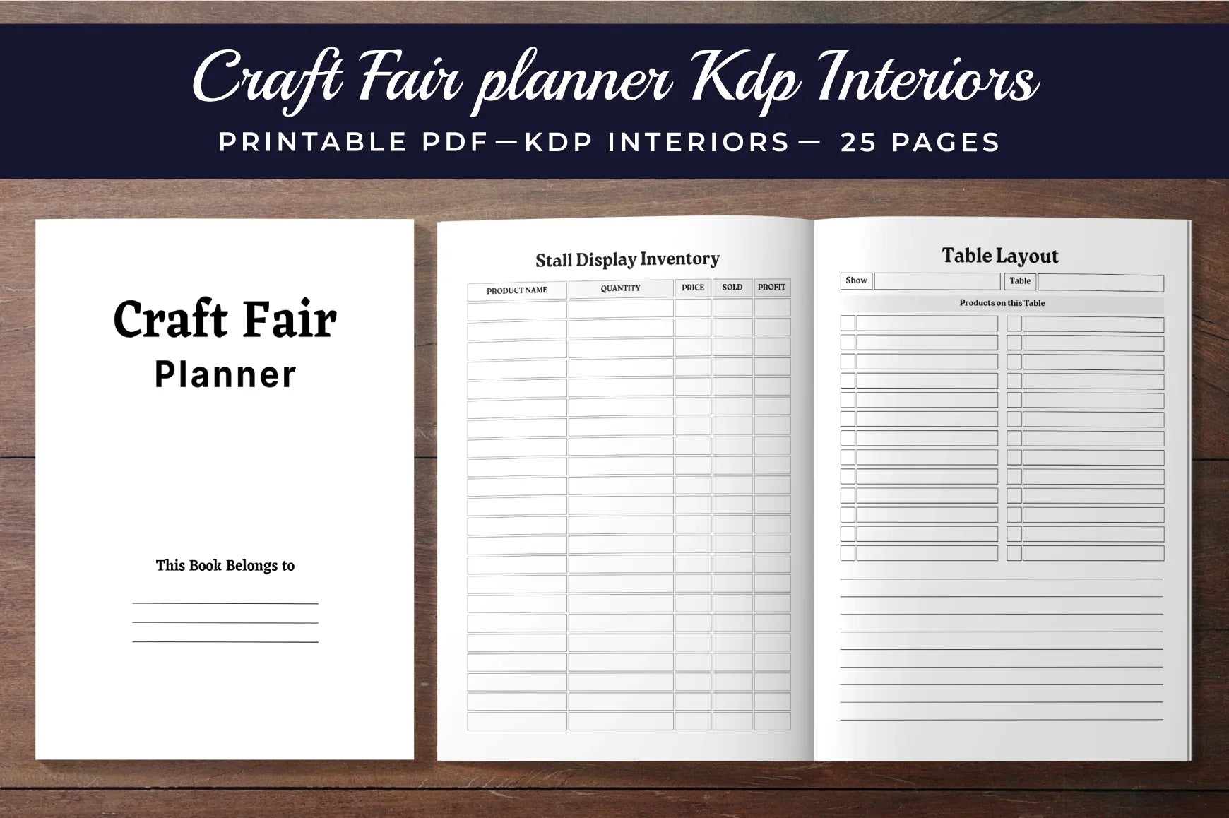 Craft Fair Planner Bundle - CraftNest - Digital Crafting and Art