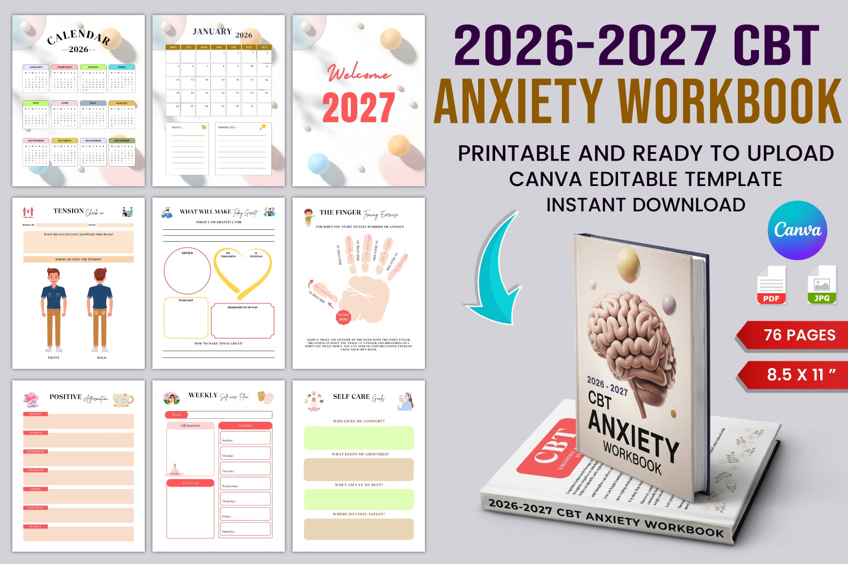 CBT Anxiety Book