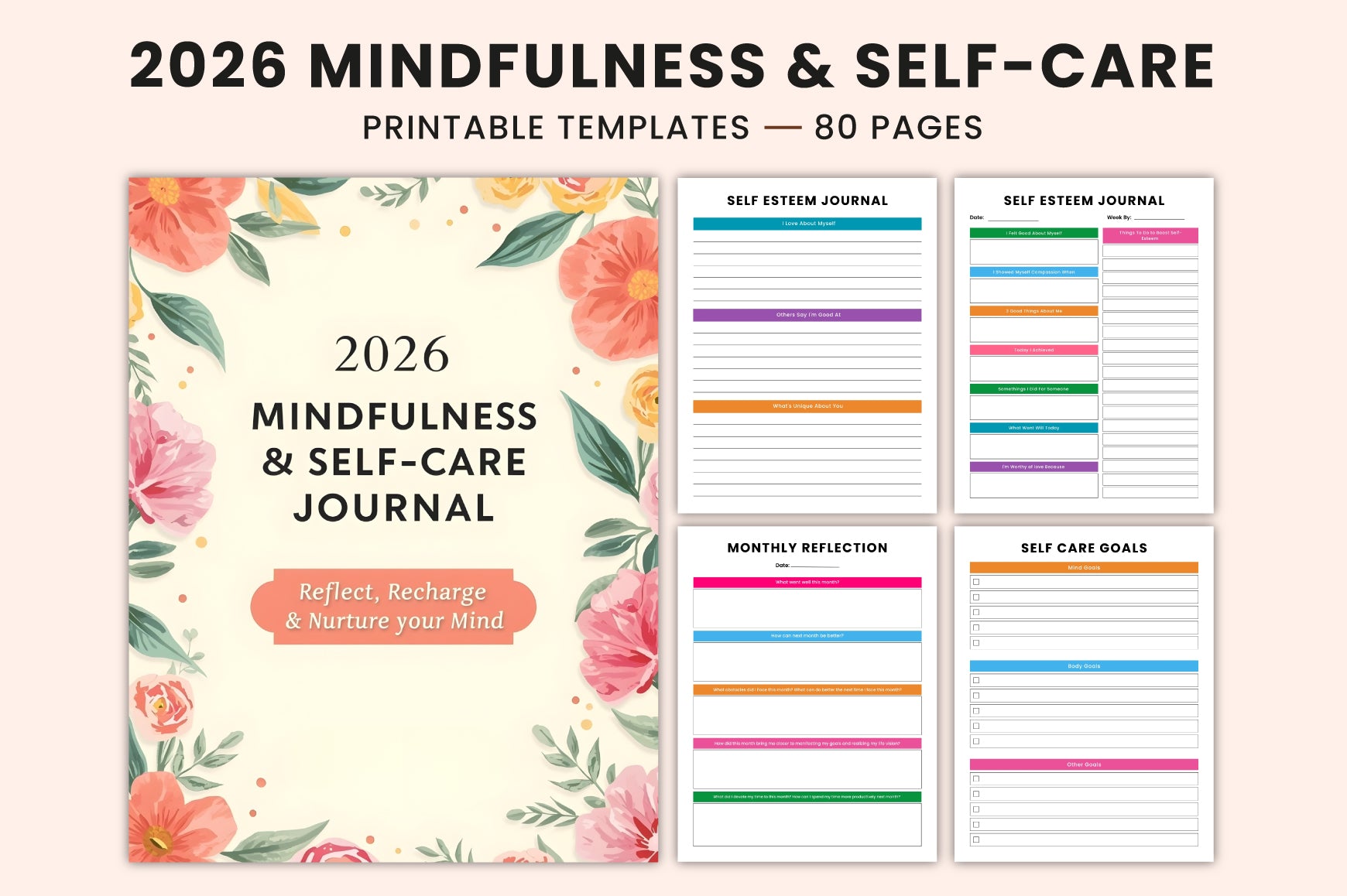 Mindfulness Self-Care Journal