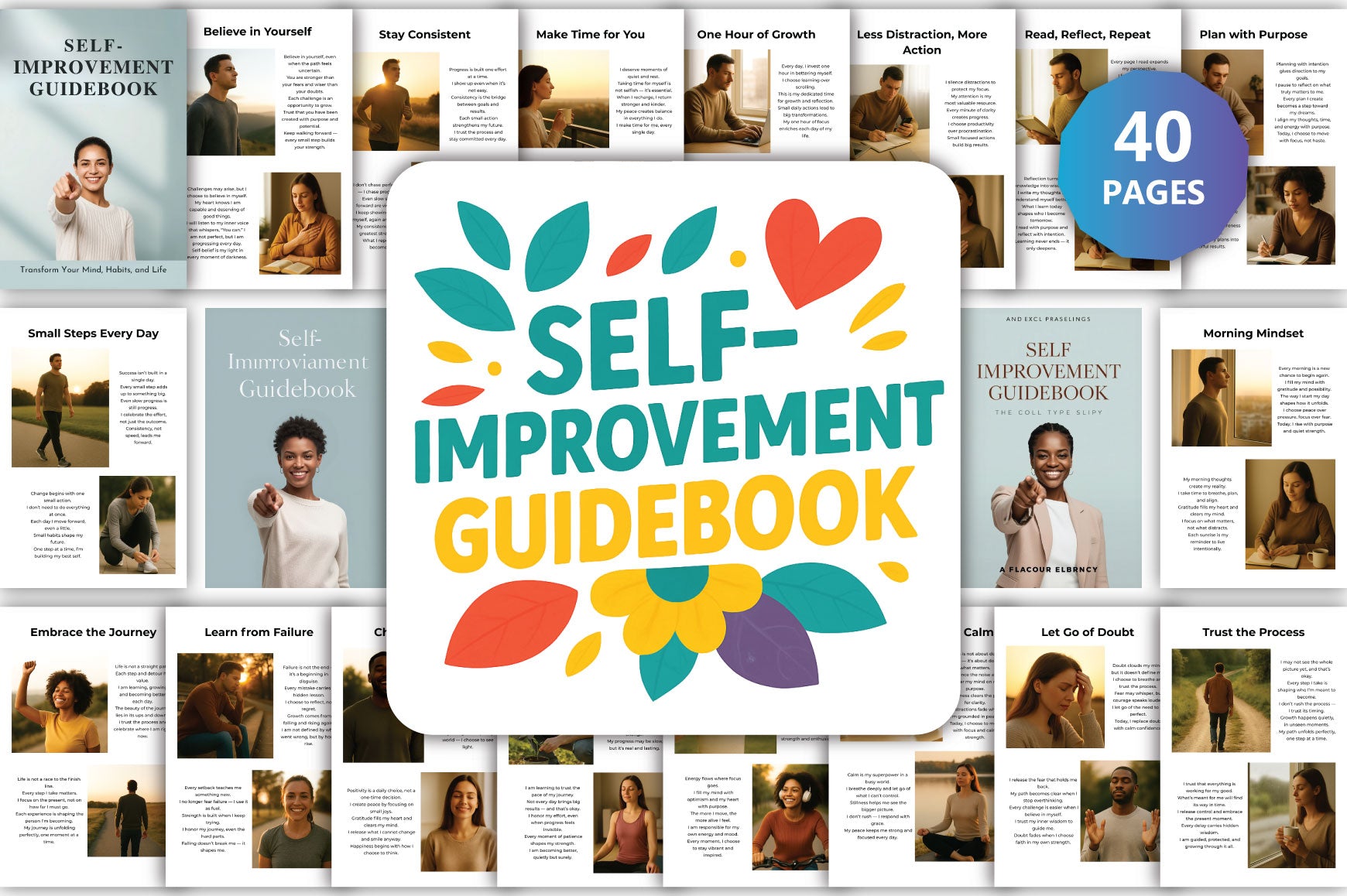 Self Improvement Guidebook Planner