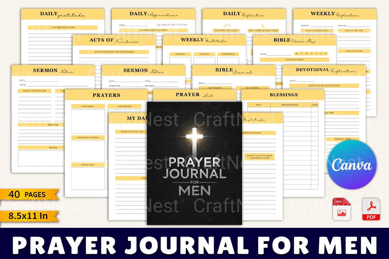 Prayer for Men - CraftNest - Digital Crafting and Art