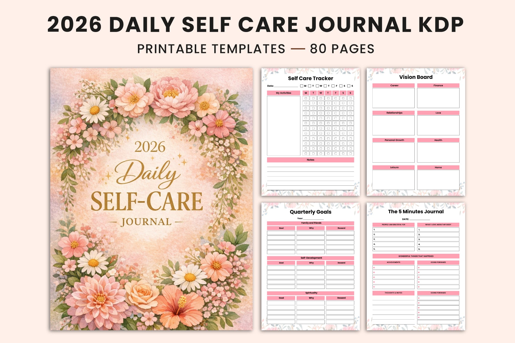 Daily Self Care Journal