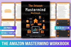 Amazon Mastermind Workbook: Unlock Success - CraftNest - Digital Crafting and Art
