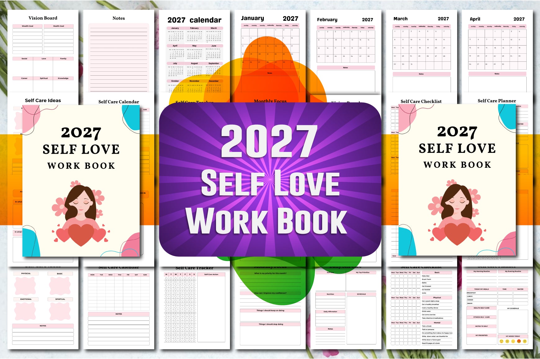 Self Love Work Planner