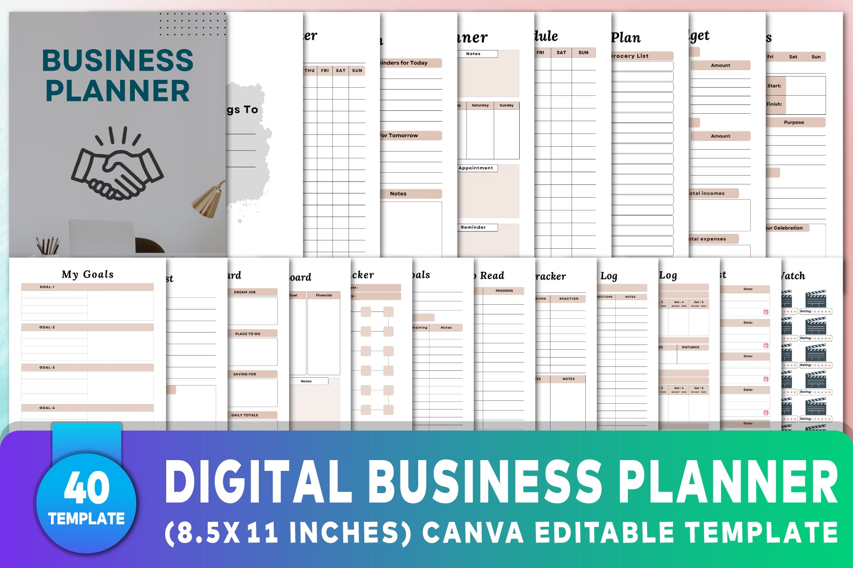Business Planner Template