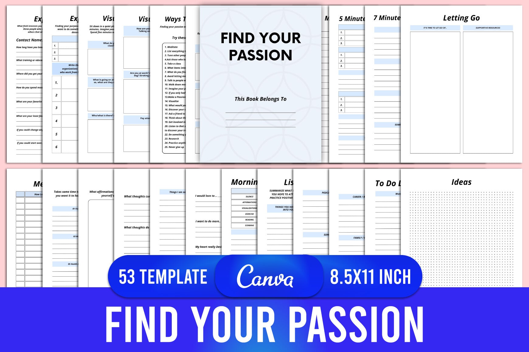 Find Your Passion Planner