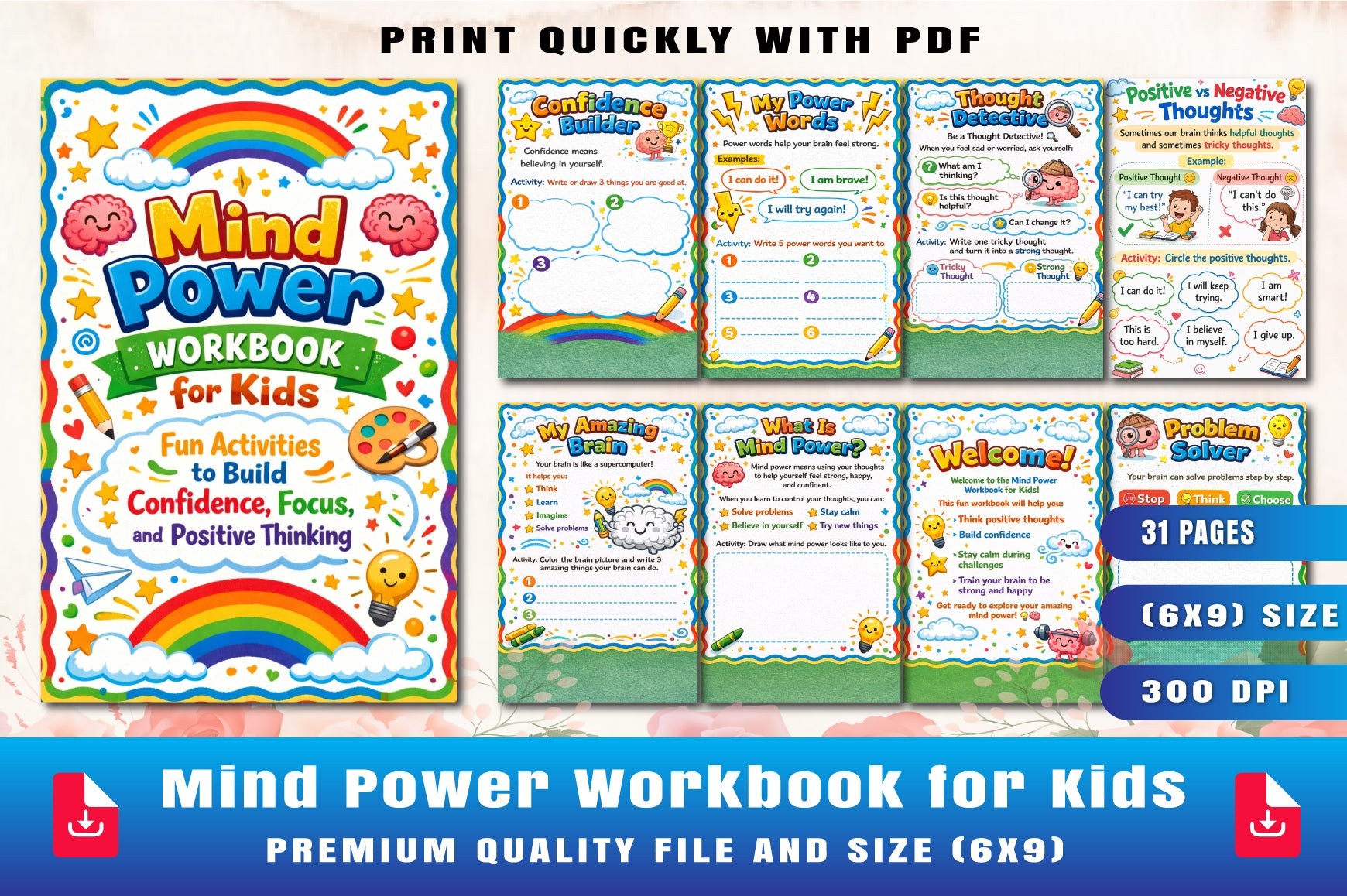 Mind Power for Kids Workbook