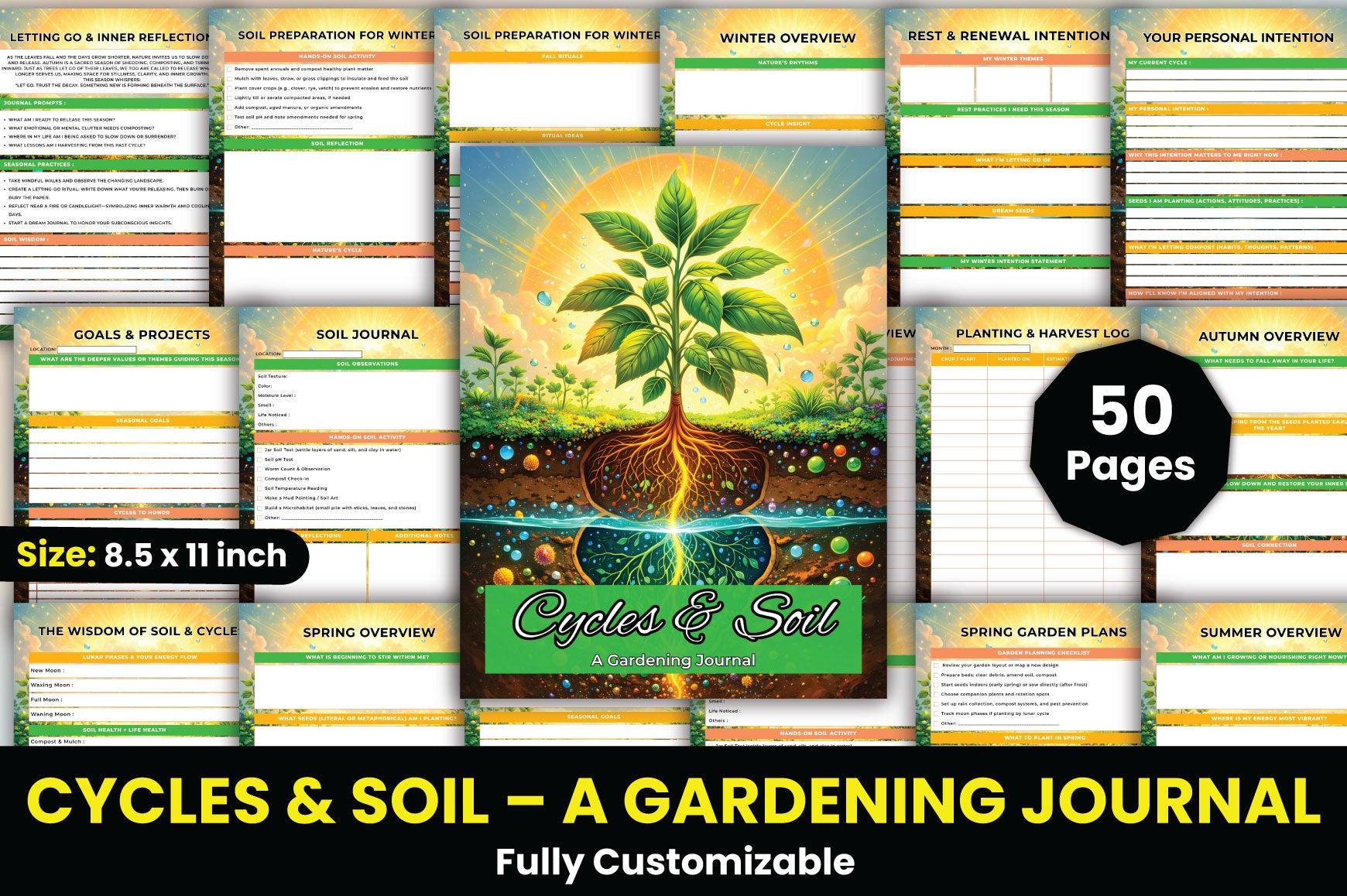 Cycles Soil Gardening Journal: Enhance Your Garden's Growth