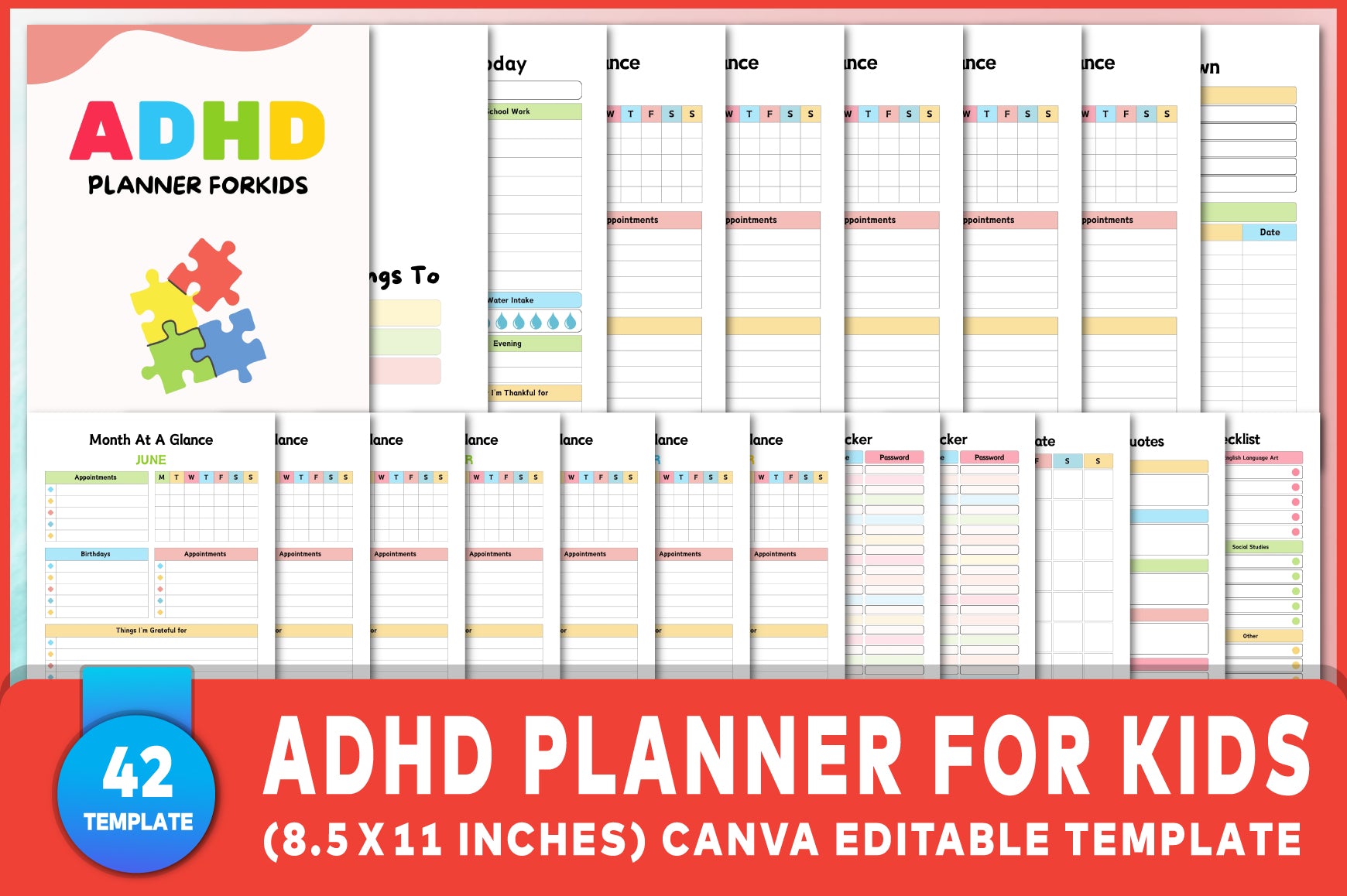 ADHD Planner for Kids