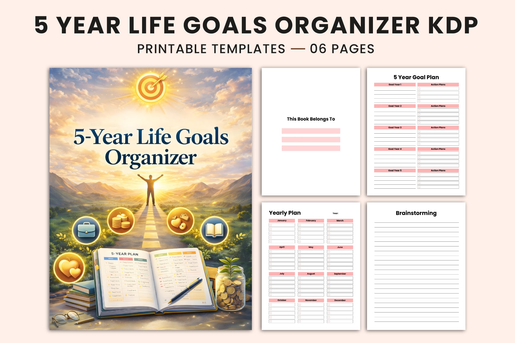 Yearly Life Goals Planner