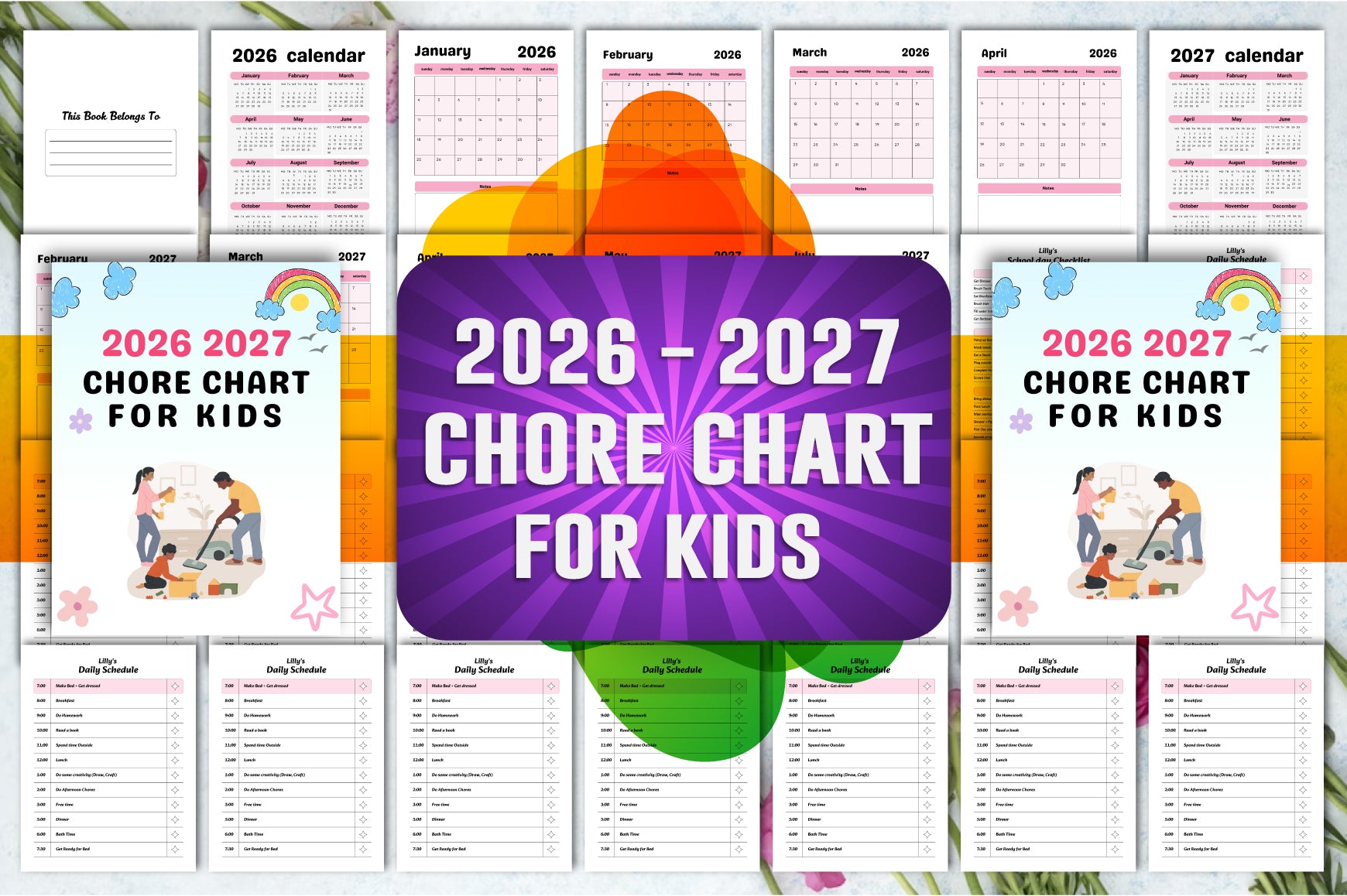Chore Chart for Kids Planner