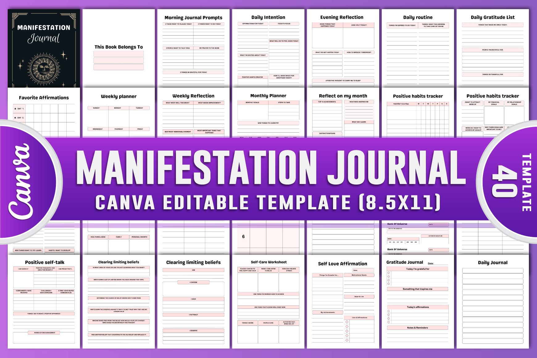 Manifestation Journal for Personal Growth