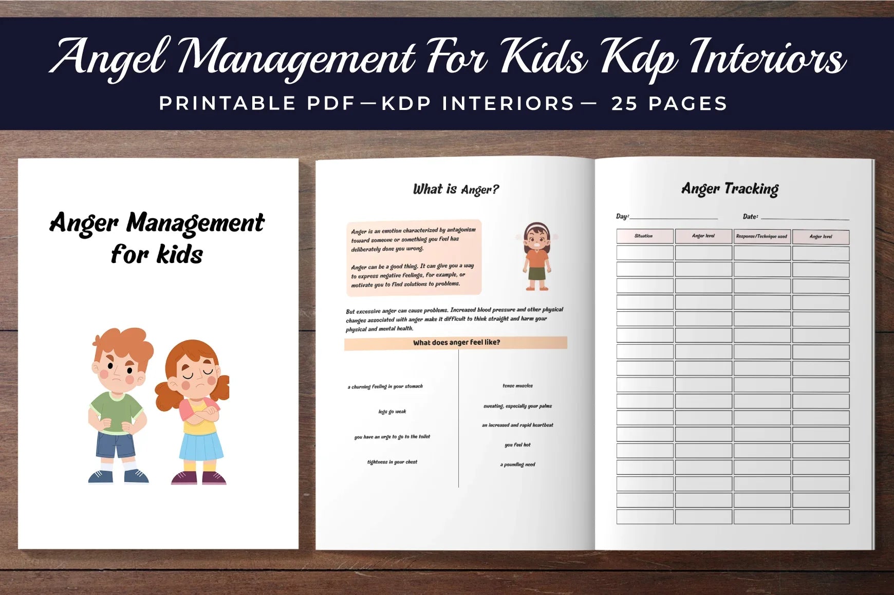 Anger Management for Kids Planner - CraftNest - Digital Crafting and Art