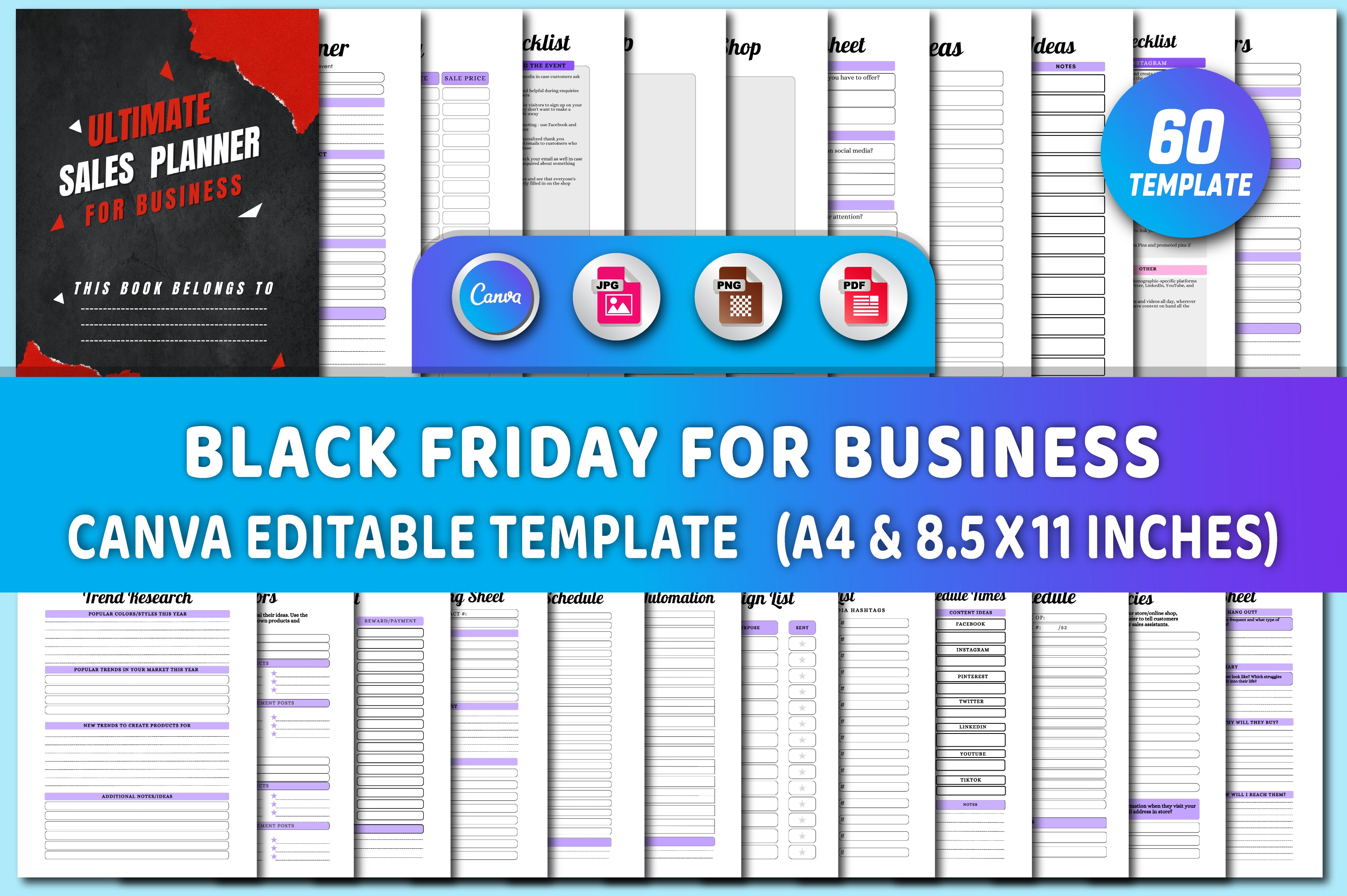 Black Friday Business Planner