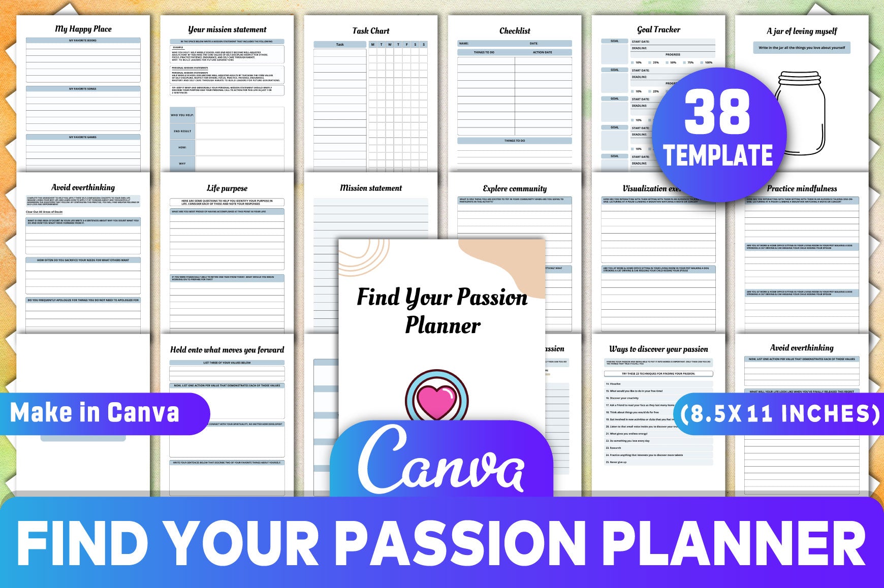 Find Your Passion Planner