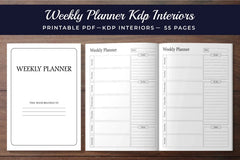 Weekly Planner  Bundle - CraftNest - Digital Crafting and Art