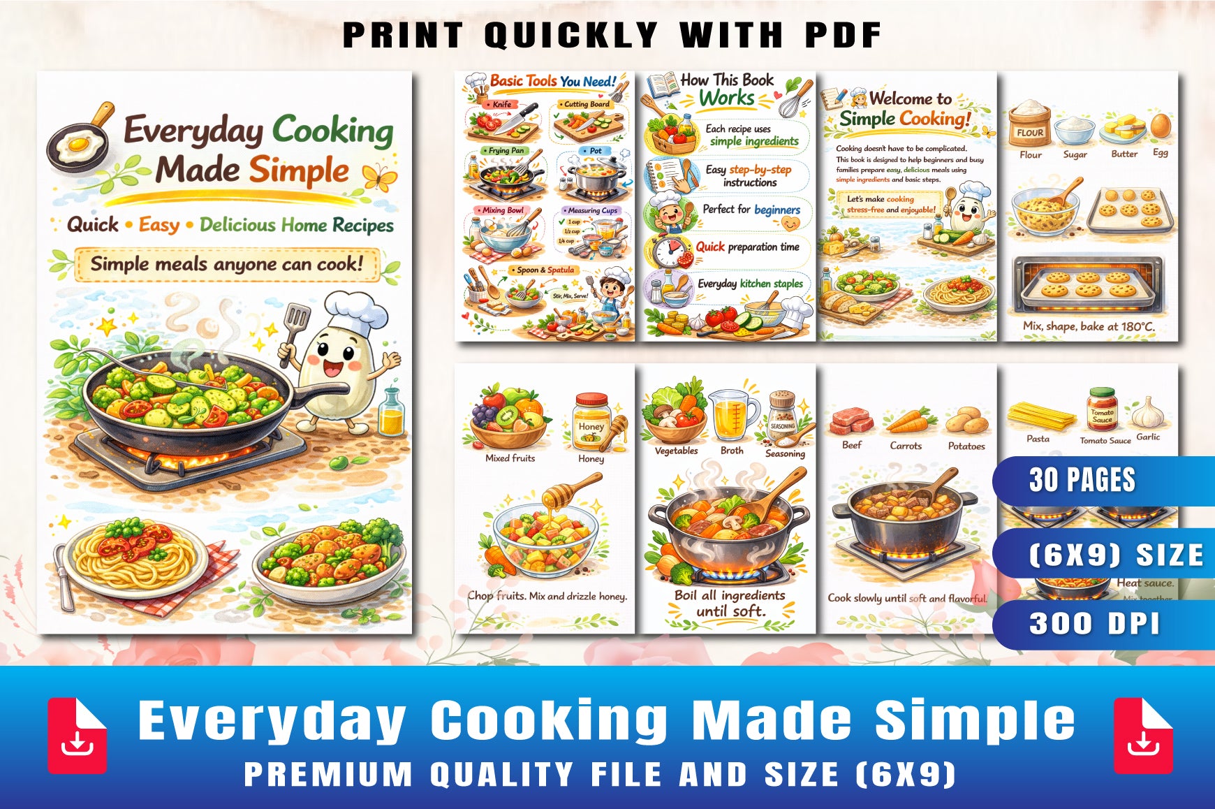 Everyday Cooking Made Simple Planner