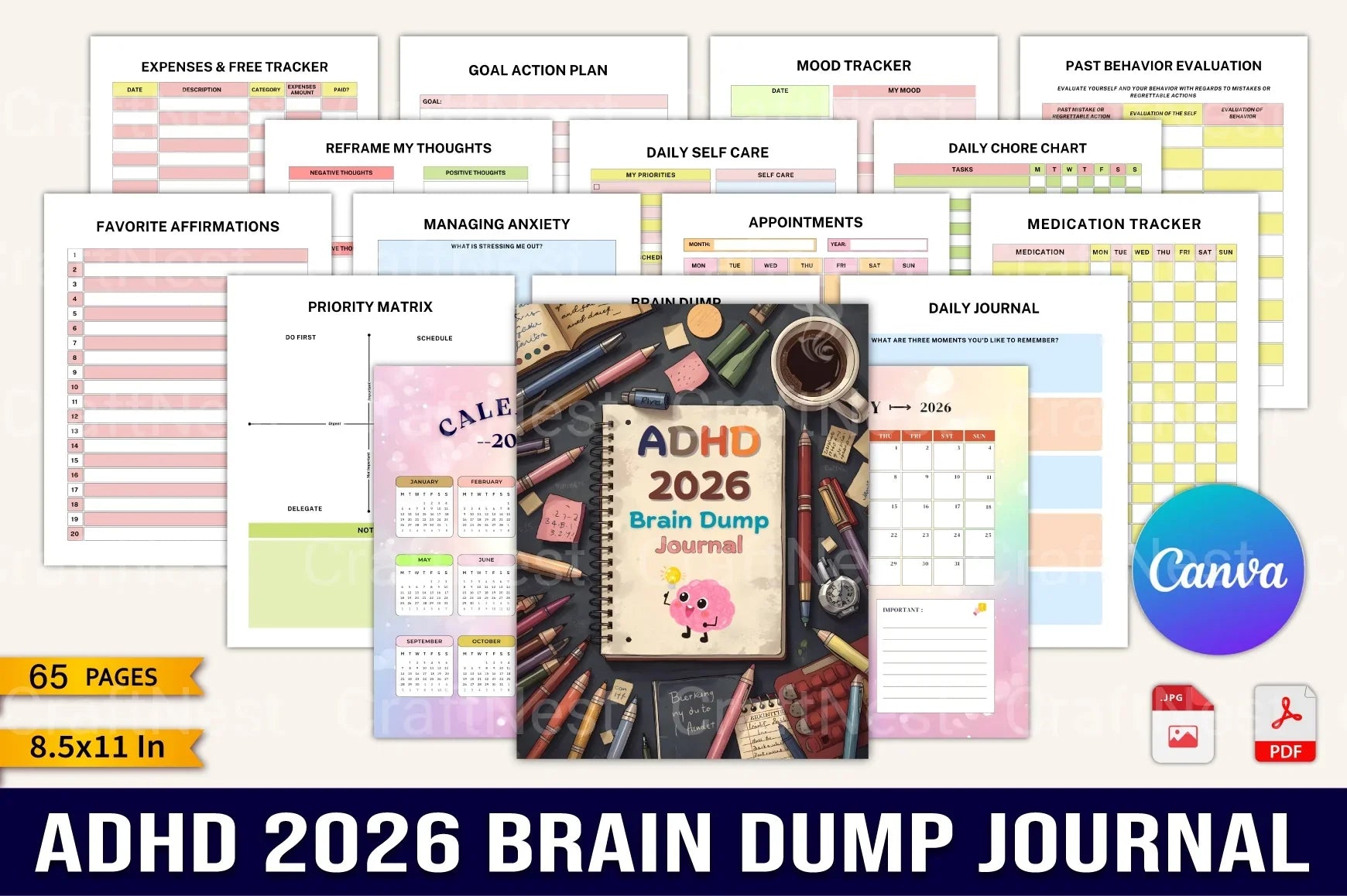 ADHD Brain Dump: Effective Strategies and Tips - CraftNest - Digital Crafting and Art