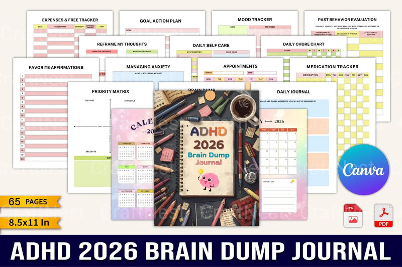 ADHD Brain Dump: Effective Strategies and Tips - CraftNest - Digital Crafting and Art
