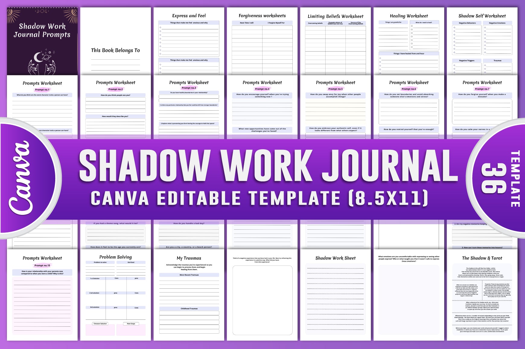Shadow Work Journal: Enhance Self-Discovery and Growth