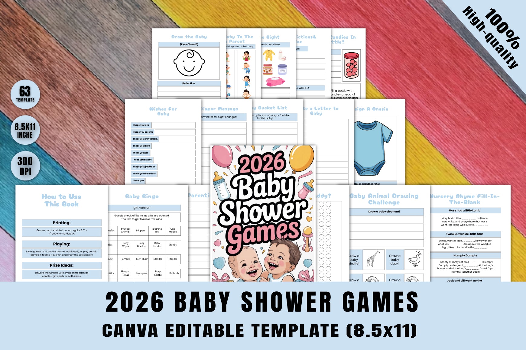 Baby Shower Games Planner