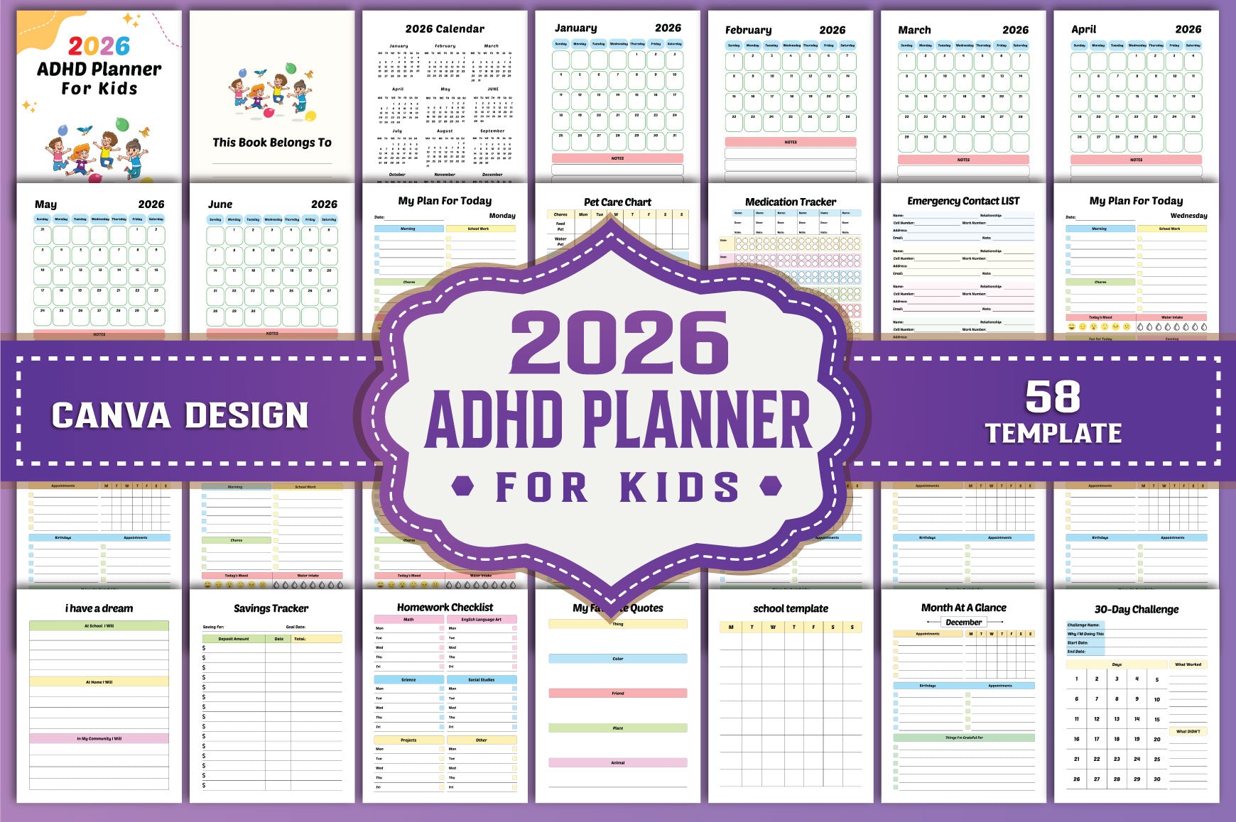ADHD Planner for Kids