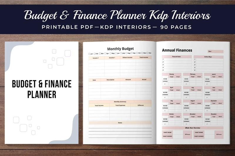Budget Finance Planner  Bundle - CraftNest - Digital Crafting and Art