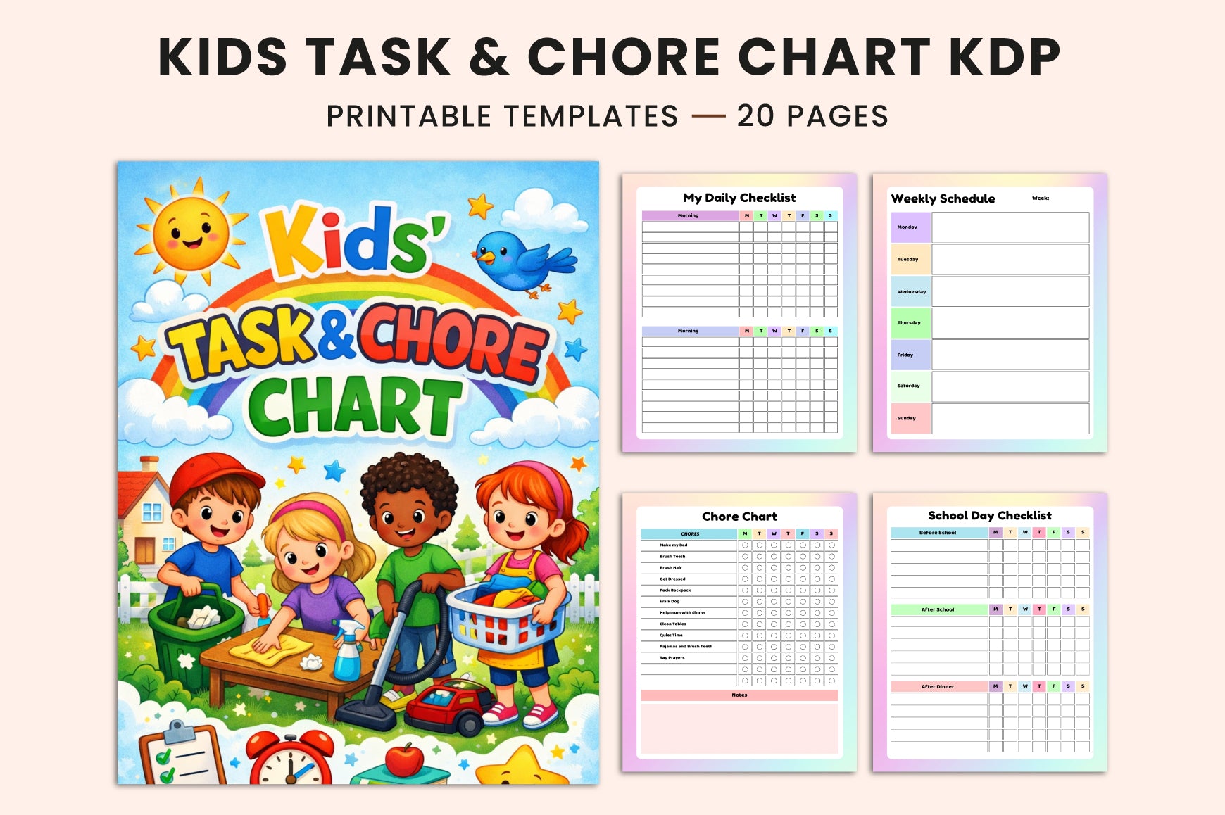 Kids Chore Chart Planner