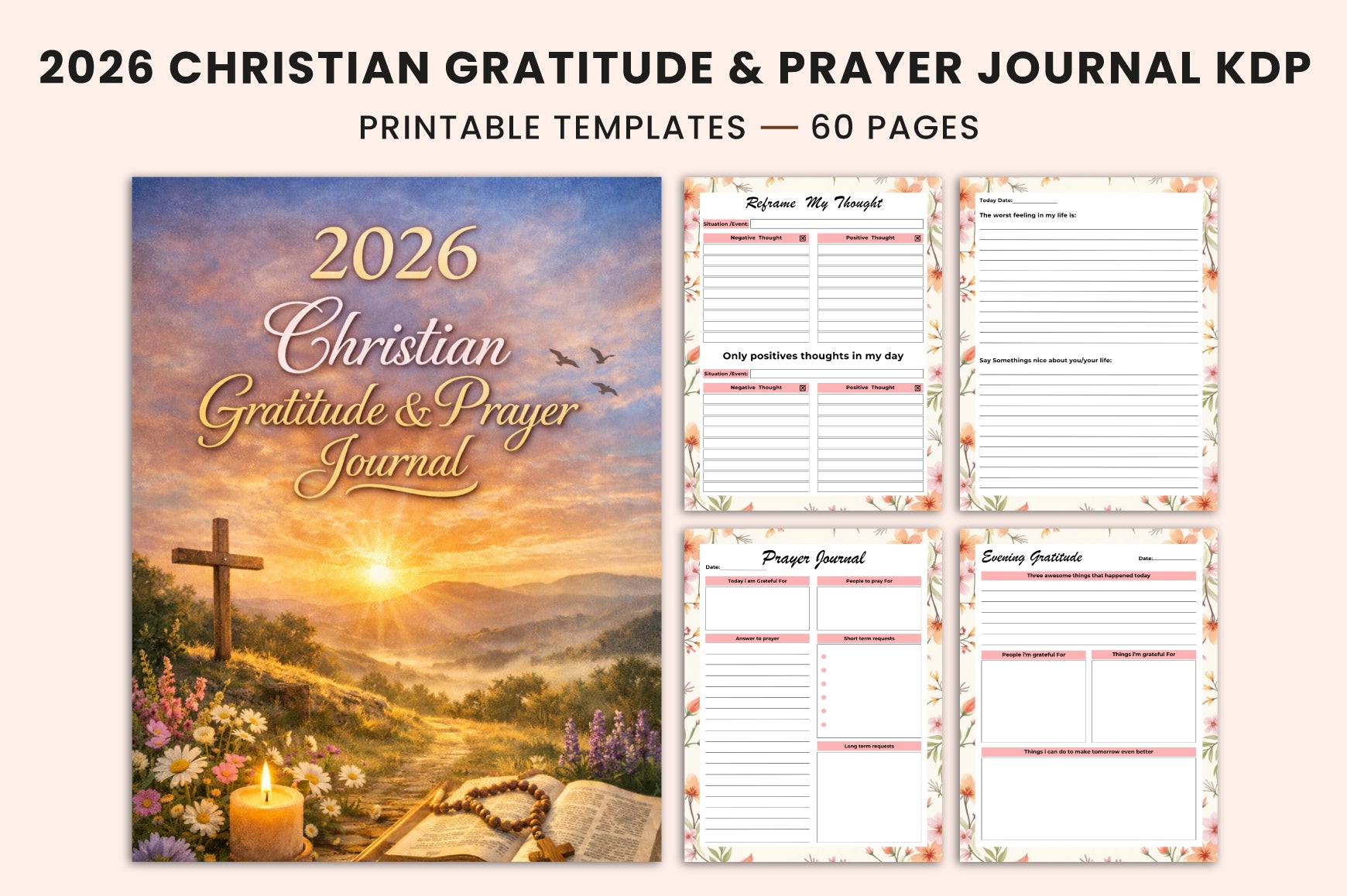 Christian Gratitude Prayer Journal