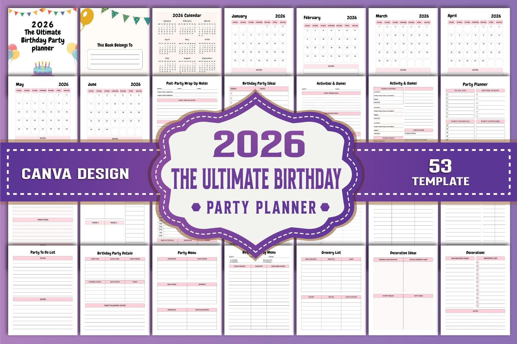 The Ultimate Birthday Party Planner