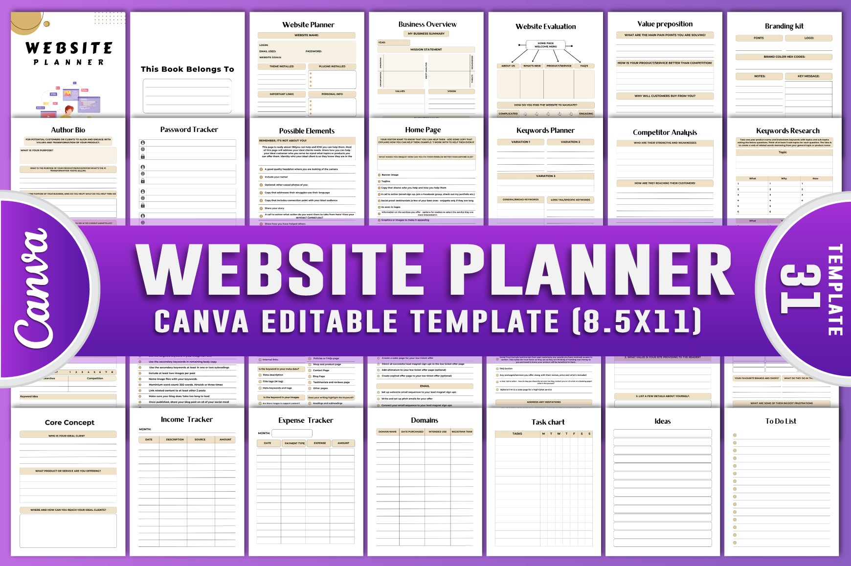 Website Planner Tool