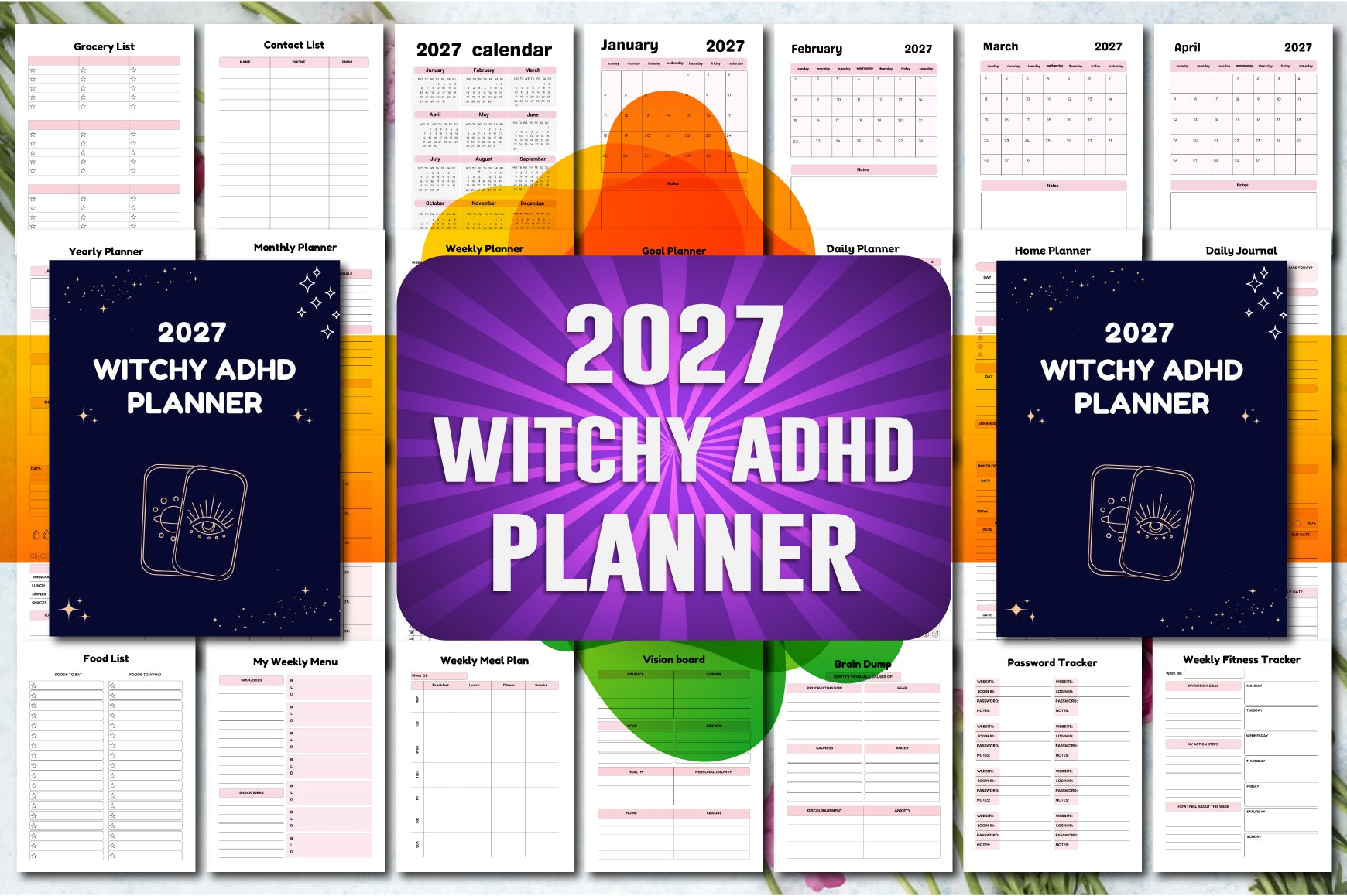 Witchy ADHD Planner