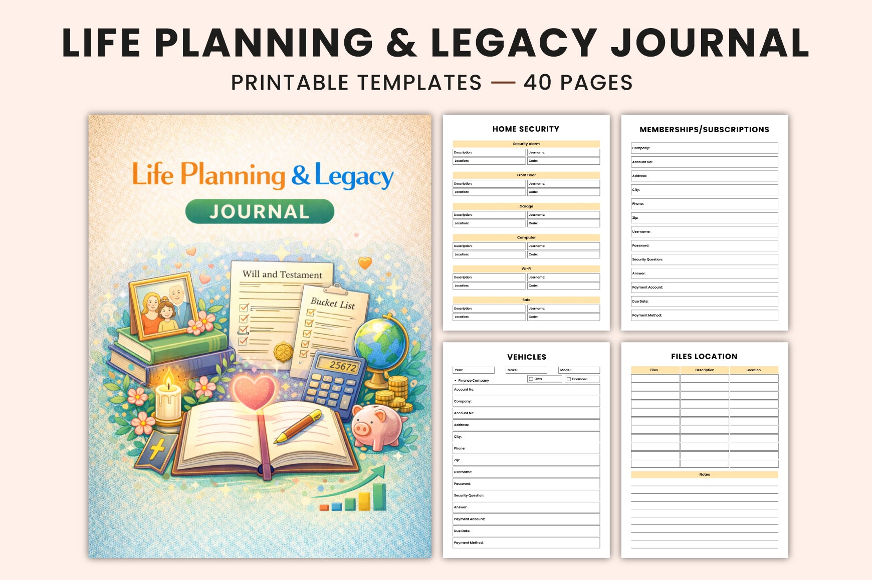 Life Planning Legacy Journal