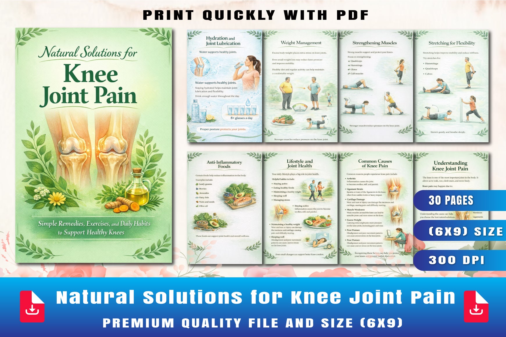 Natural Solutions for Knee Joint Pain Planner