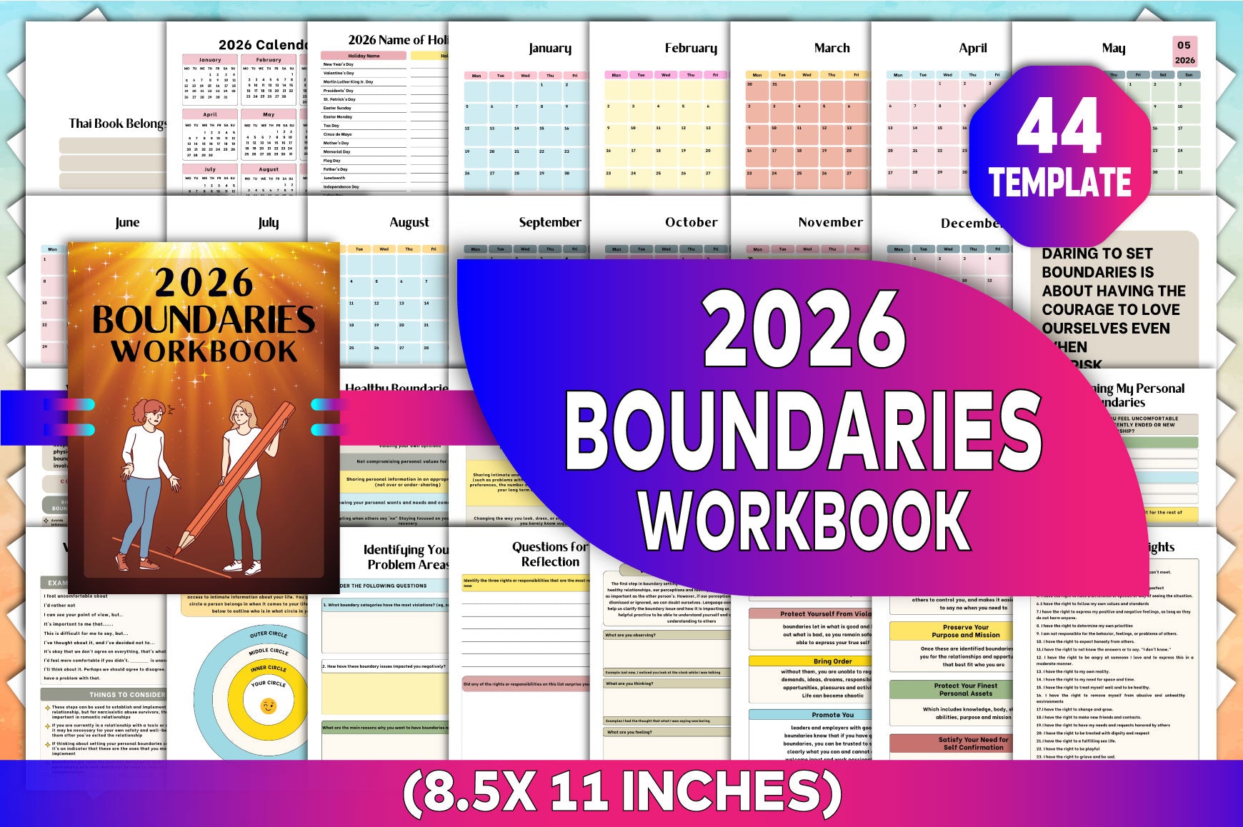 Boundaries Workbook for Personal Growth