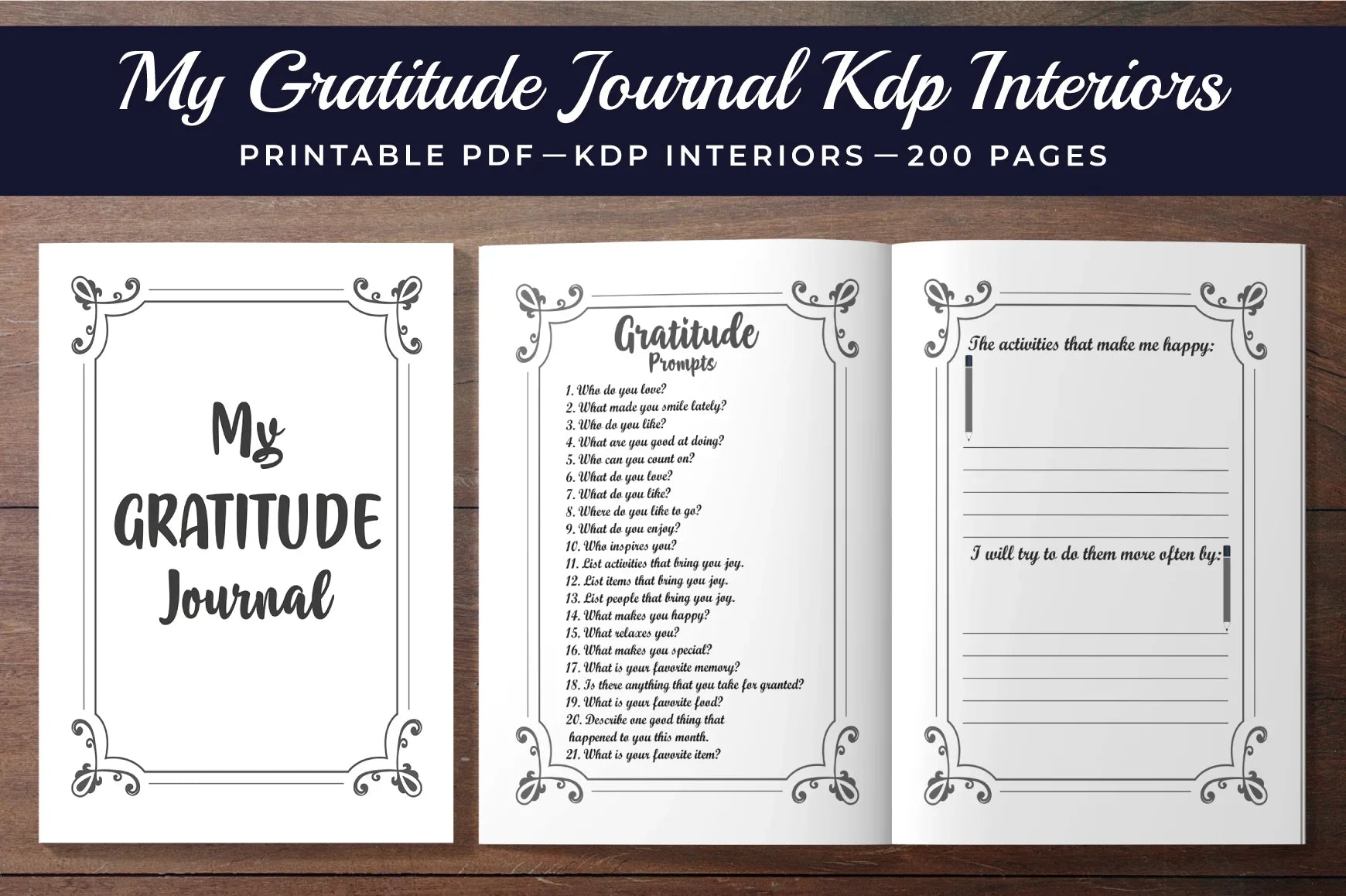 Gratitude Planner for Women Bundle - CraftNest - Digital Crafting and Art