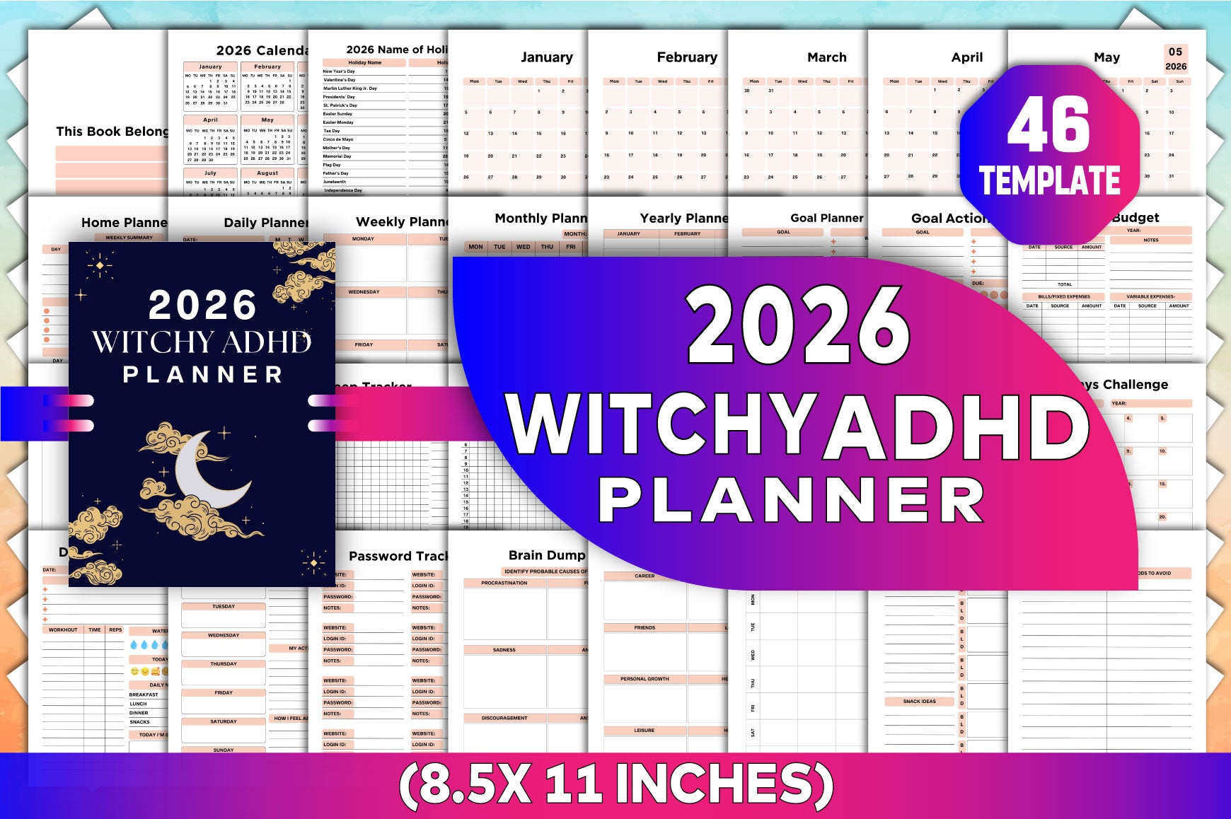 Witchy ADHD Planner