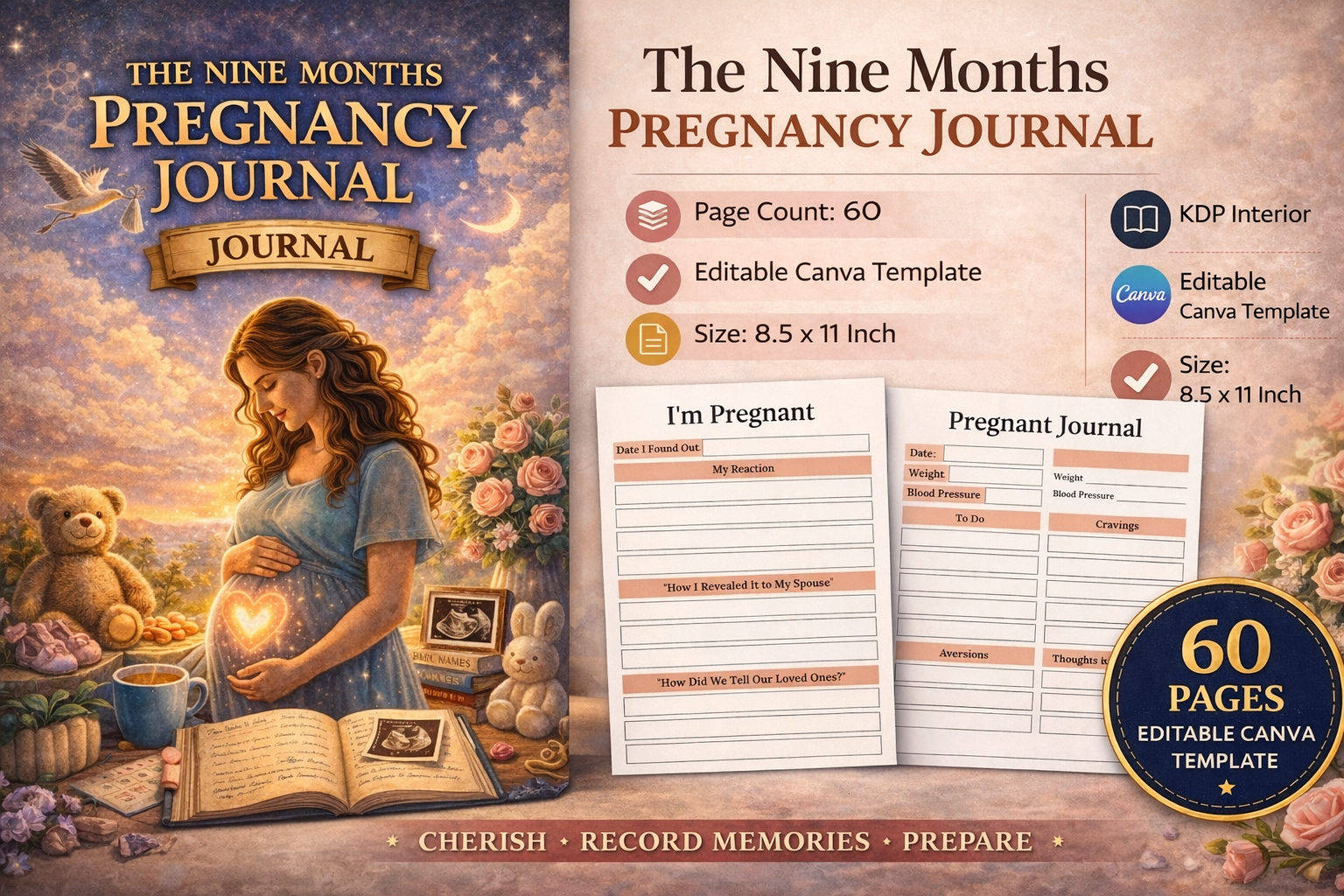 The Nine Months Pregnancy Journal