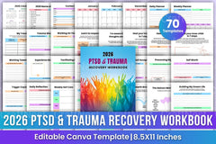 PTSD Trauma Recovery Workbook - CraftNest - Digital Crafting and Art