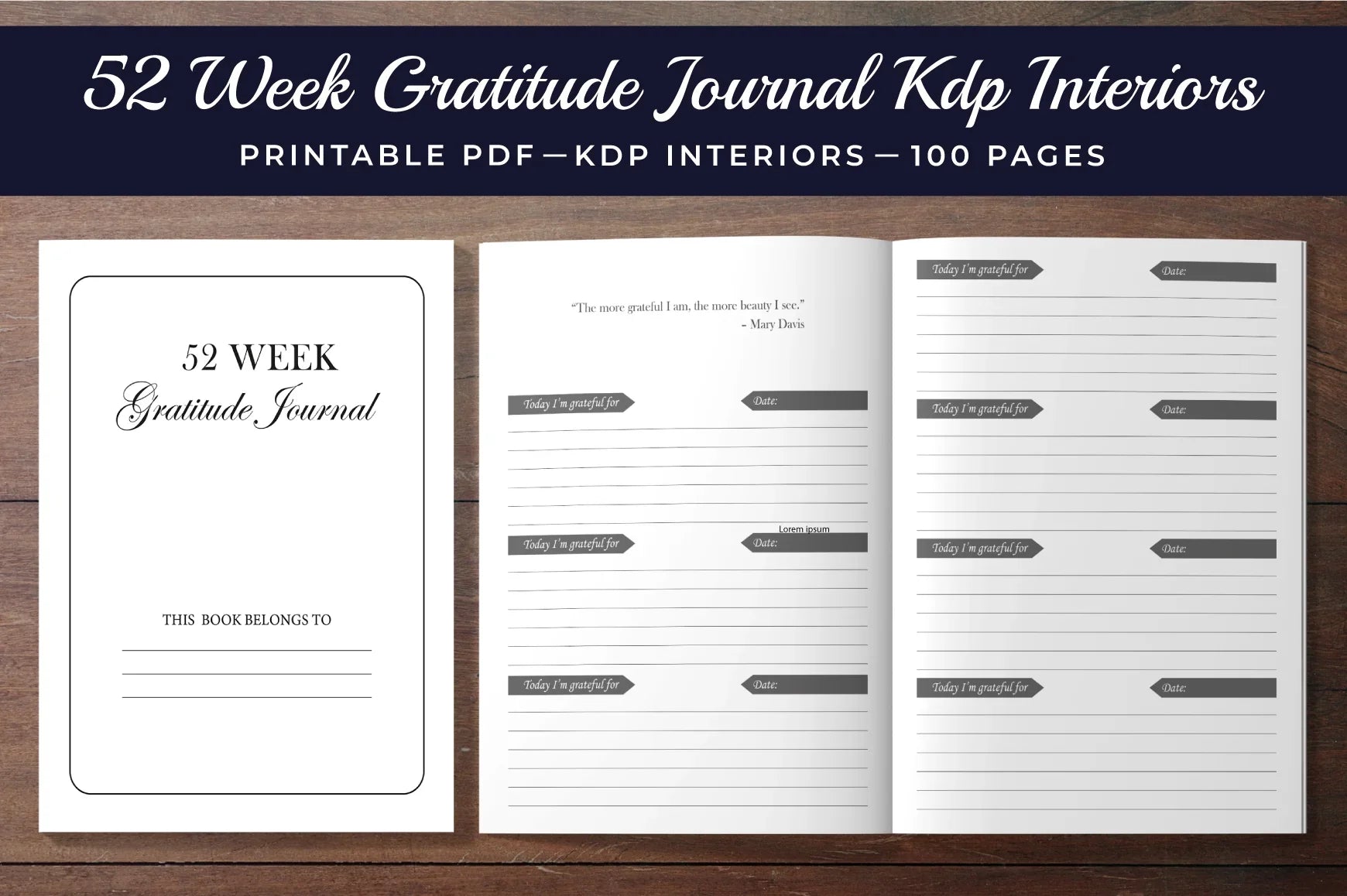 Weekly Gratitude Planner - CraftNest - Digital Crafting and Art
