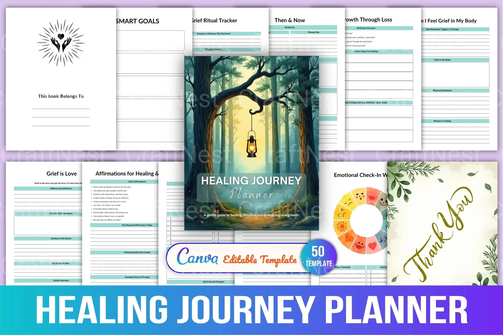 Healing Journey Planner - CraftNest - Digital Crafting and Art