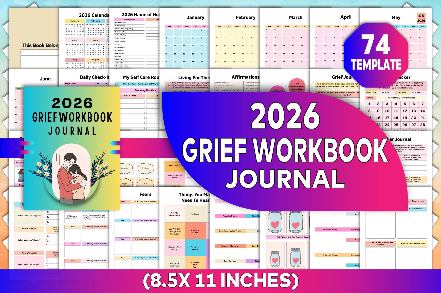 Grief Workbook for Healing and Support
