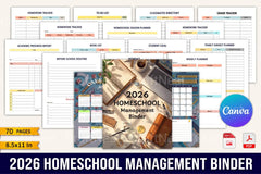 Homeschool Management Binder for Effective Organization - CraftNest - Digital Crafting and Art