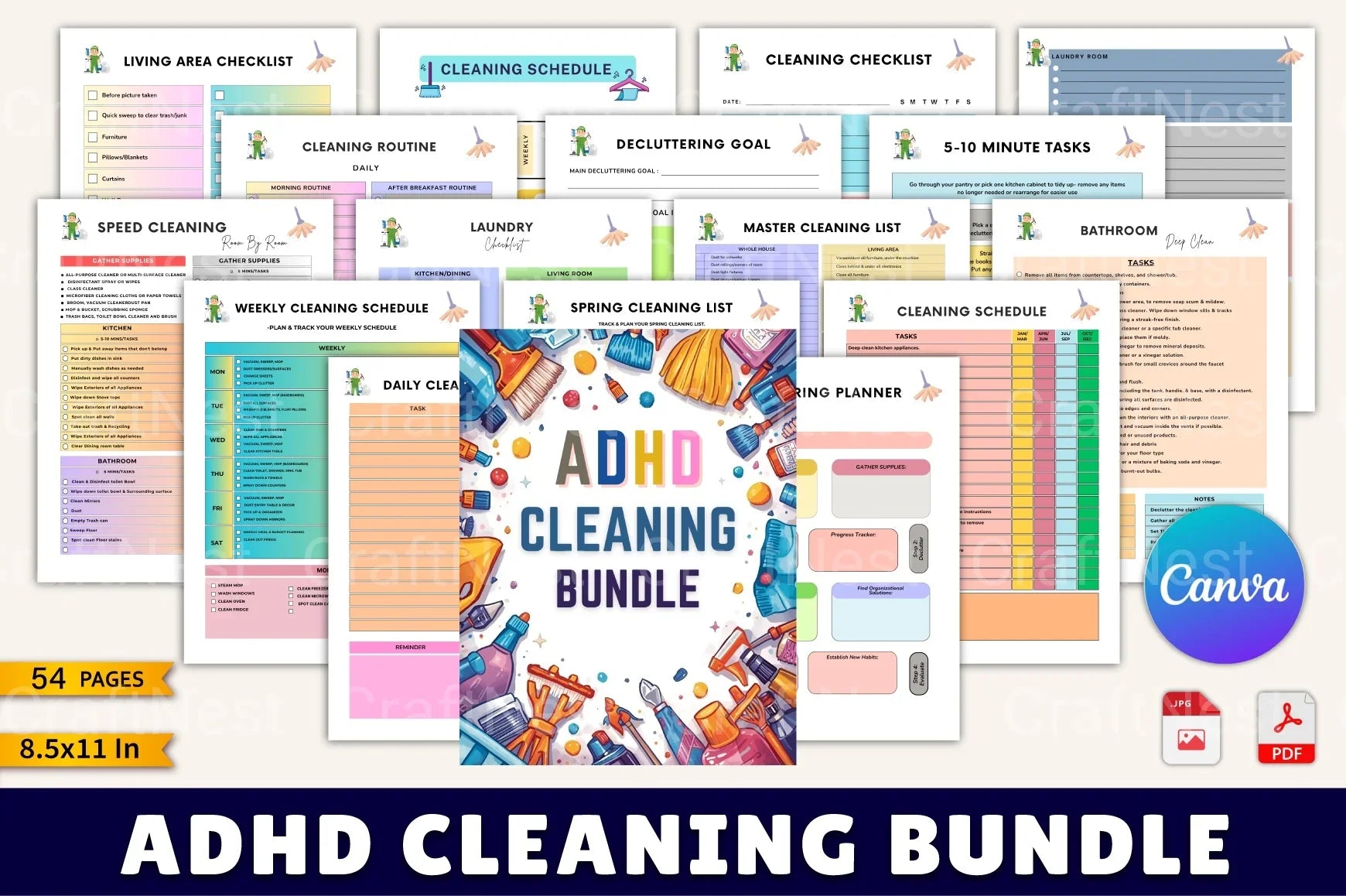 ADHD Cleaning Tips and Strategies - CraftNest - Digital Crafting and Art