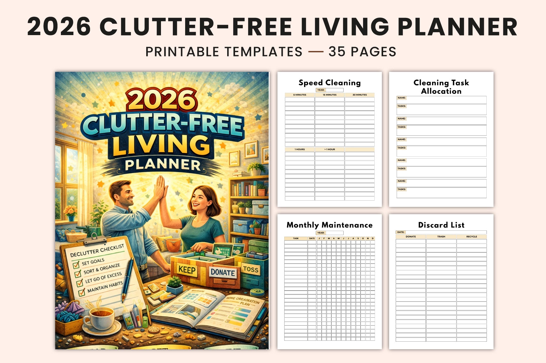 Clutter-Free Living Planner