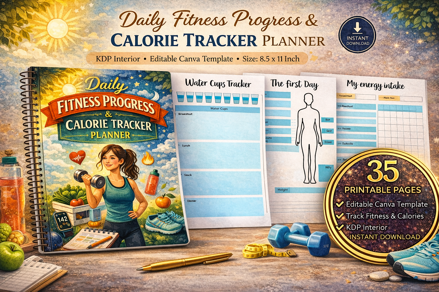 Daily Fitness Progress Calorie Planner