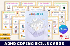 ADHD Coping Skills Cards for Effective Management - CraftNest - Digital Crafting and Art