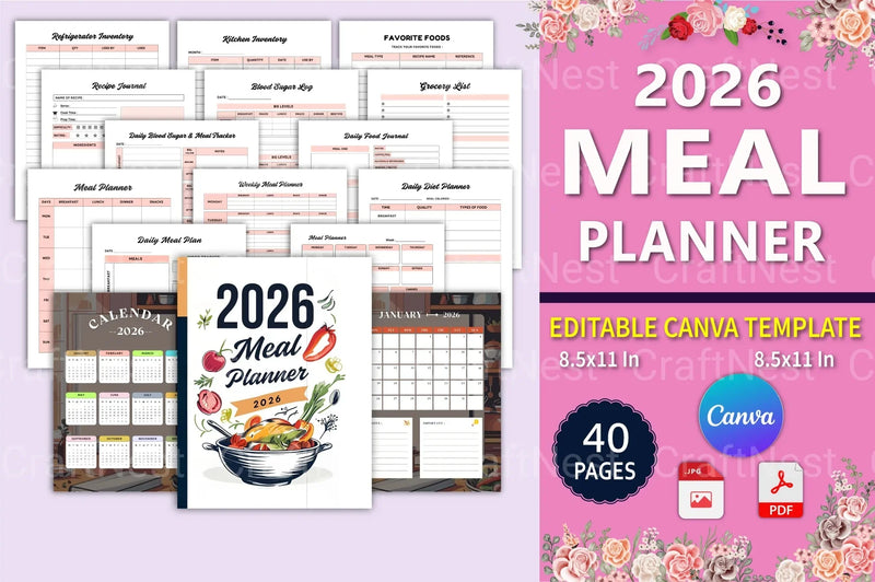 Ultimate Meal Planner Guide - CraftNest - Digital Crafting and Art