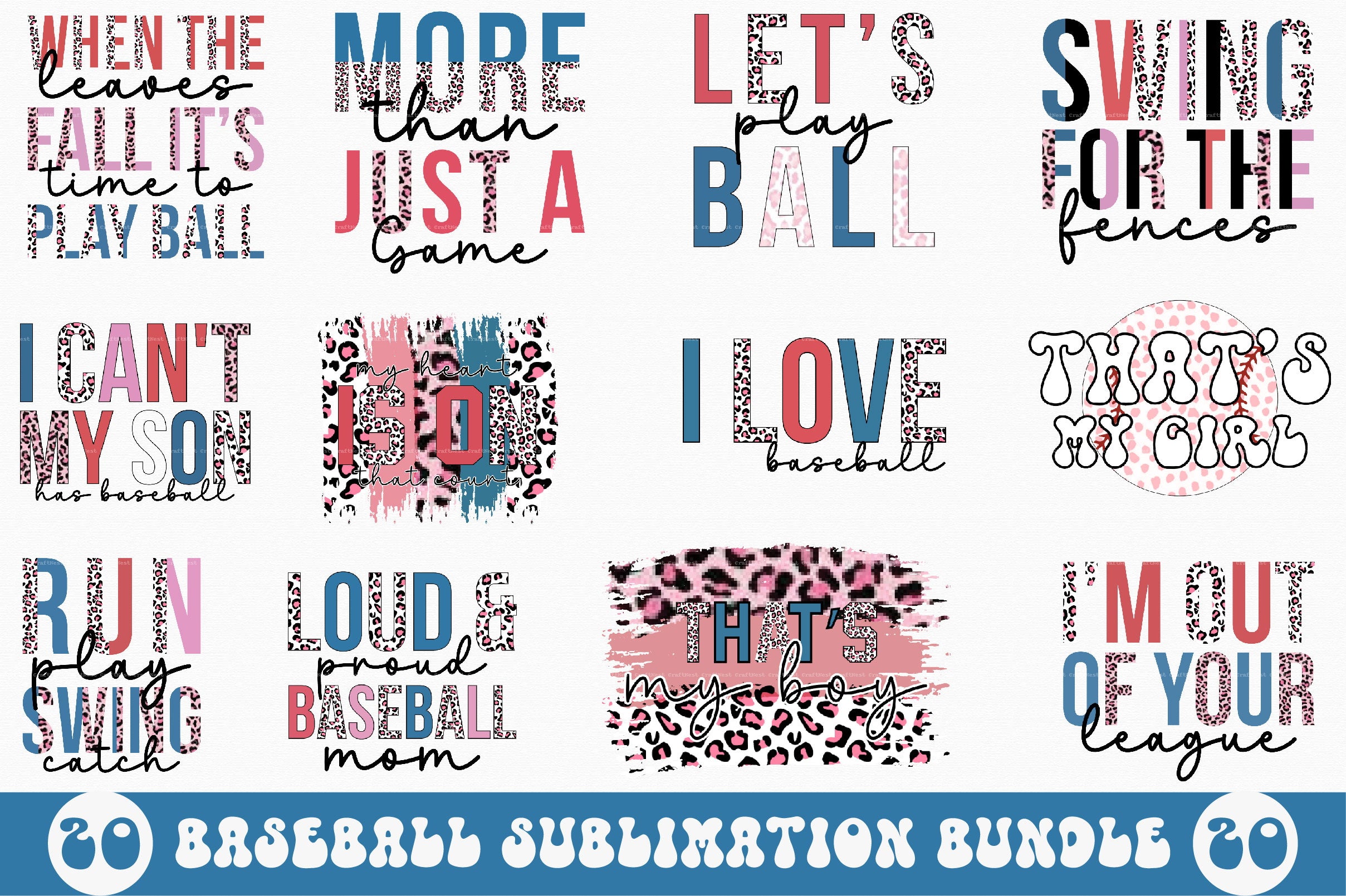 Baseball Clipart Bundle  4